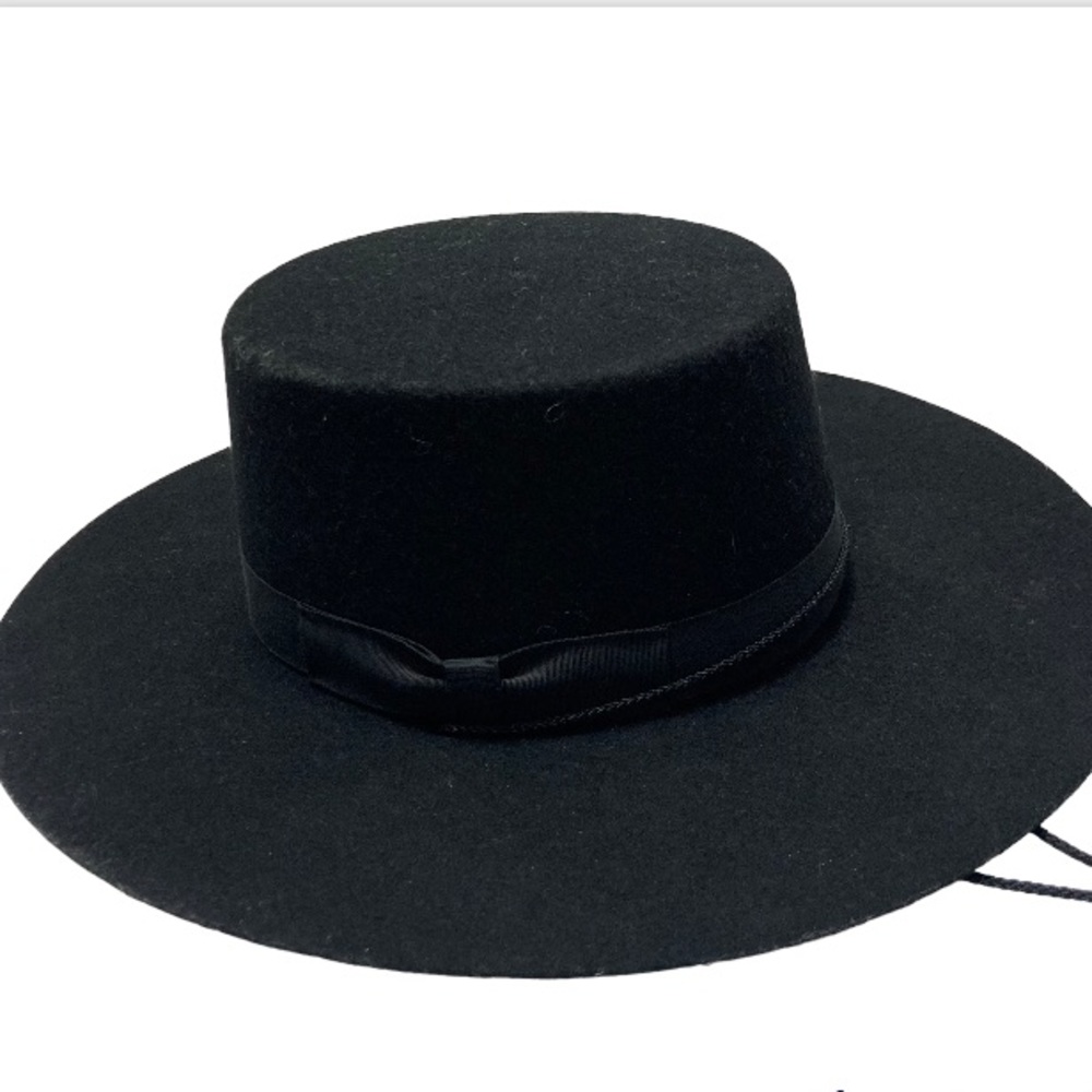 Capas headwear black wool hat